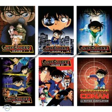 Japan Anime DVD Detective Conan Case Closed Complete Season 1 - 25 24 Movies