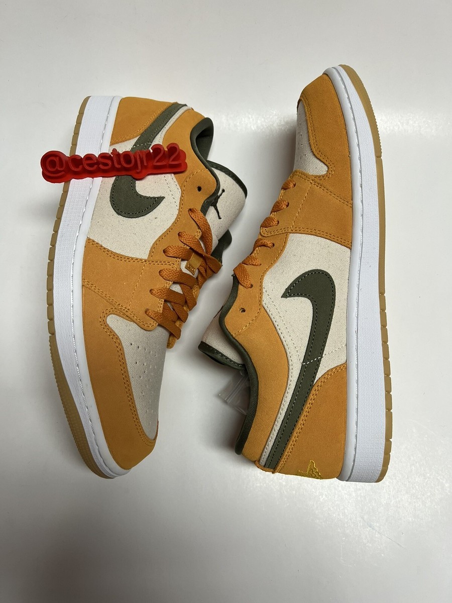 NIKE AIR JORDAN 1 LOW SE “LIGHT CURRY” [DH6931 102] MEDIUM OLIVE