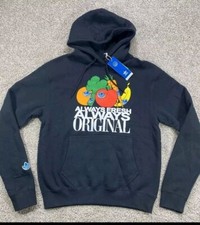 HD5259 Adidas Originals Always Fresh Pullover Fleece Hoodie Black Men's Size S