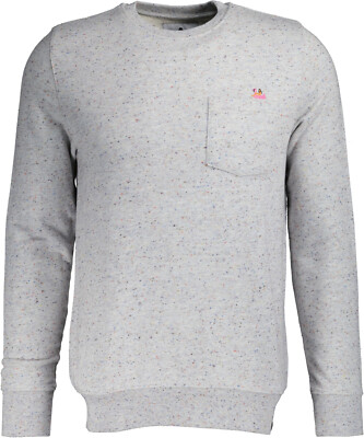 NEU ! RVLT Revolution Herren Sweatshirt hellgrau Gr. S
