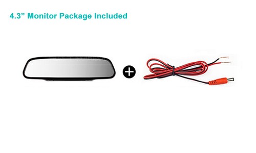 4.3" DIGITAL LCD COLOR MIRROR MONITOR CAR REARVIEW DISPLAY + REVERSING CAMERA AD - Picture 5 of 11