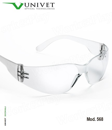 Occhiali UNIVET lavoro protezione occhi TRASPARENTI SAFETY SICUREZZA lavoro  bici | eBay