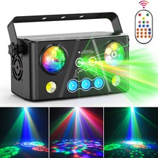5 in1 Effect lighting Stage Laser Projector Light RGB LED Beam DMX DJ Party Show