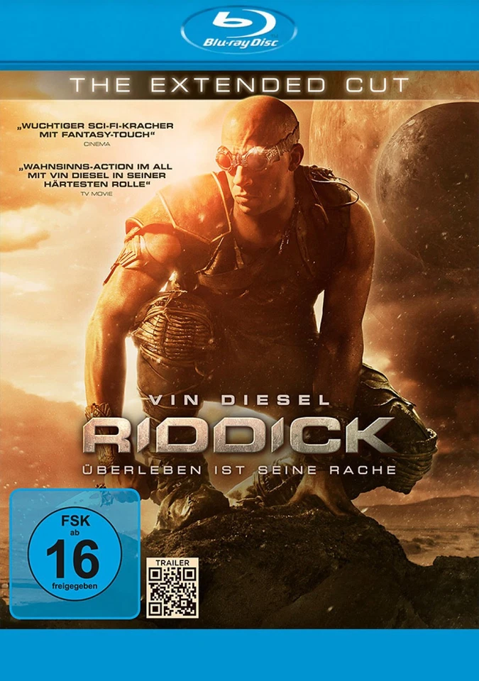 Riddick - Überleben ist seine Rache - The Extended Cut (Vin Diesel)# BLU-RAY-NEU - Bild 1 von 1