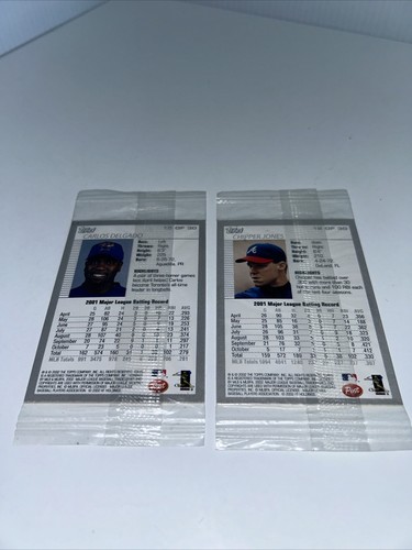 TOPPS POST CEREAL Alex Rodriguez Rich Aurilia Chipper Jones Carlos Delgado 2002 - Picture 4 of 9