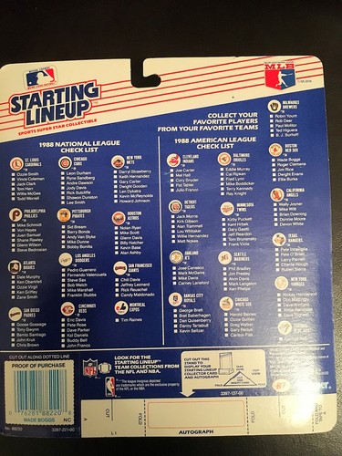 1988 ROOKIE SLU STARTING LINEUP WADE BOGGS BOSTON RED SOX MLB BASEBALL NIP - Picture 4 of 4