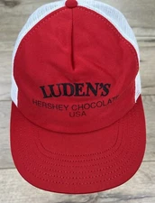 VTG Luden’s Hershey Chocolate Made In USA SnapBack Hat Cap