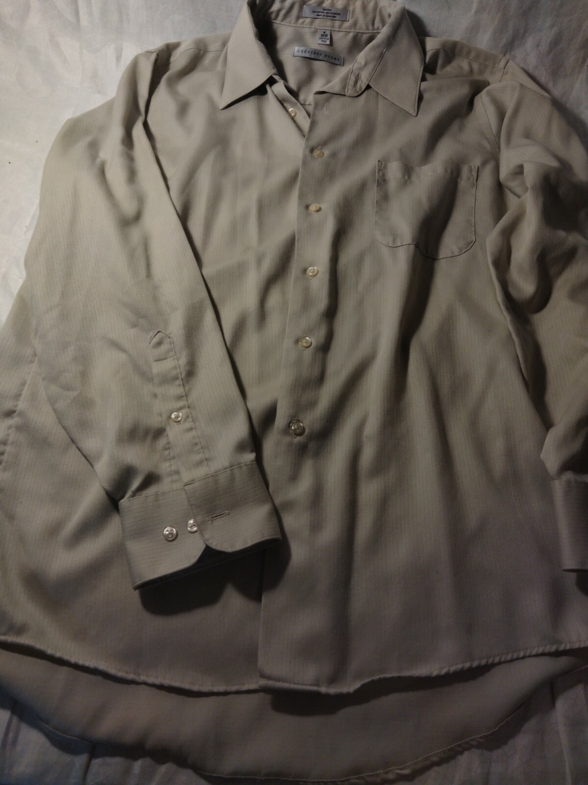 Geoffrey Beene Men's Long Sleeve Button Up Wrinkl… - image 1