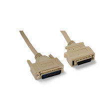 25ft Parallel Printer Cable IEEE-1284 A-C DB25 Male to HPCN36 Male - Beige