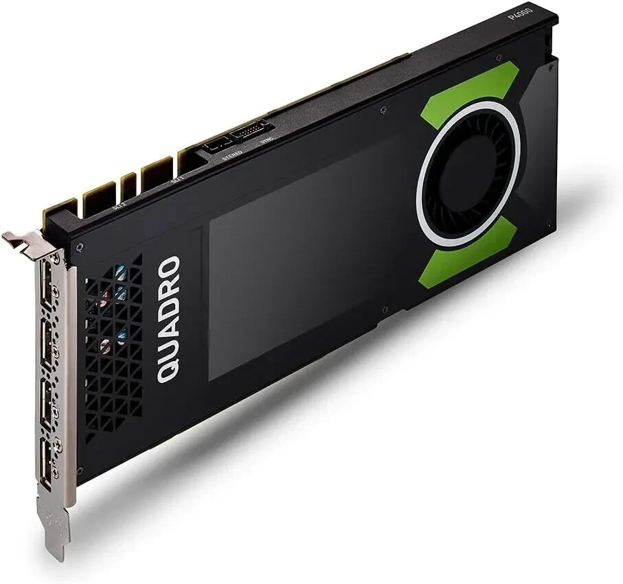 Tarjeta Gráfica HP NVIDIA Quadro P4000 8GB GDDR5 4x DisplayPort PCIe 942638-001 919989-002 Producto de Segundo Uso