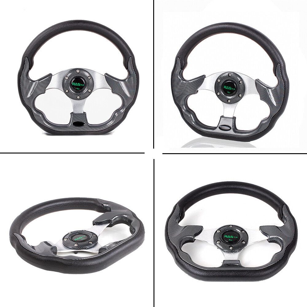 Golf Cart Steering Wheel for EZGO TXT RXV Club Car DS Yamaha Black Hot