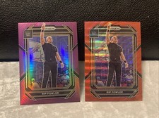 (2) 2023 PANINI PRIZM WWE RIP FOWLER #164 PURPLE PRIZM SP#/149 & RED WAVE PRIZM