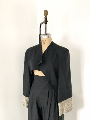 Xiao Studio Linen High Waist Woven Silk Pants,Manoogian, Maryam Nassir Zadeh M/L - Picture 3 of 8