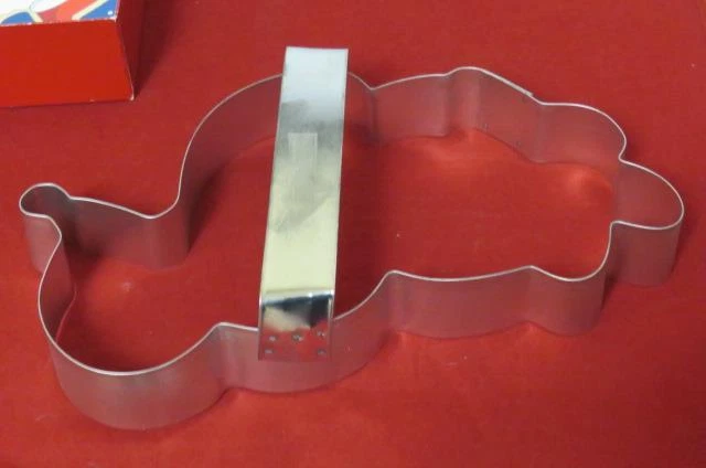 Cortador de galletas vintage Fox Run 11,5" gigante colosal SANTA CLAUS metal Navidad Foto 2 de 4