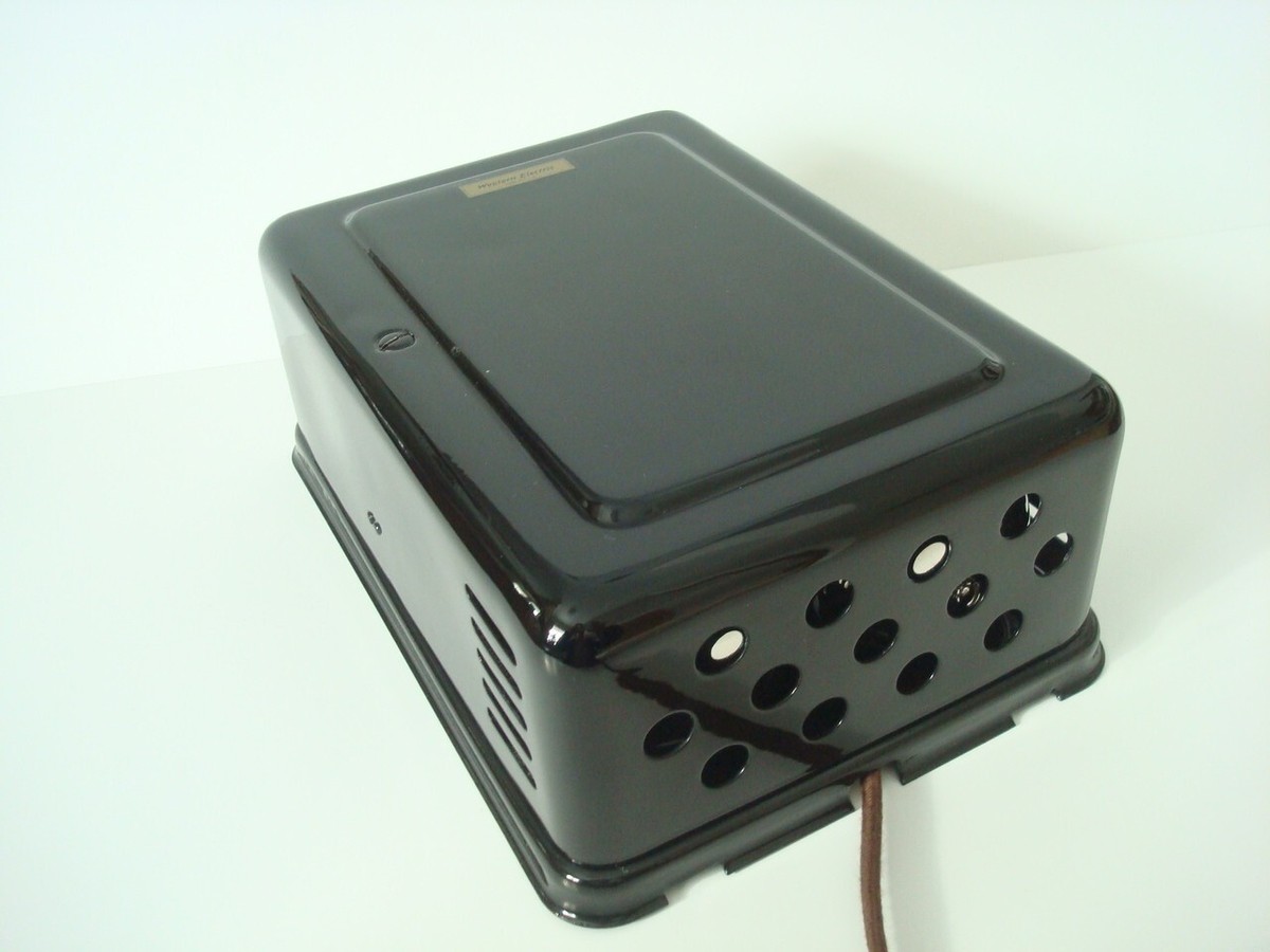Western Electric telephone 534 A subset ringer restored, Nickel