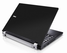 3D CARBON FIBER Vinyl Lid Skin Cover Decal fits Dell Latitude E5400 Laptop