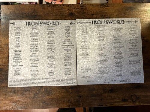 Ironsword - Return Of The Warrior/Ironsword 2xLP Pink/White/Black/500 Fantasy - Foto 5 di 5