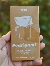 MiiR Small Pourigami Travel Black Metal Coffee Dripper  Company Give away