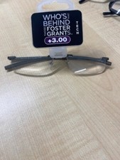 Foster Grant Reading Glasses "Le Carre"  + 3.00 - NEW