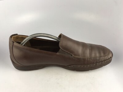 Mephisto Edlef Brown Leather Driving Loafer Mocassin Slip On 