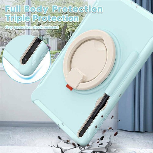 Für Samsung Galaxy Tab A A7 S6 Lite S7 FE/Plus stoßfeste Hartschale Ständer Hülle Cover - Bild 56 von 115