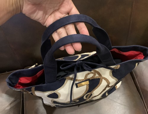 Classy Jim Thompson Shoulder Tote bag Large w/Matching Pouch~EXCELLENT CONDITION - Picture 9 of 12