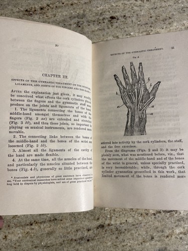 1873 WARD-JACKSON'S GYMNASTICS FOR THE FINGERS AND WRIST ~ Illustrated Diagrams - Picture 13 of 24