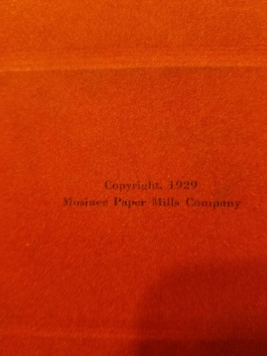 Vintage Mosinee Paper Mills Sample Book - 1929 Copyright - Picture 7 of 12