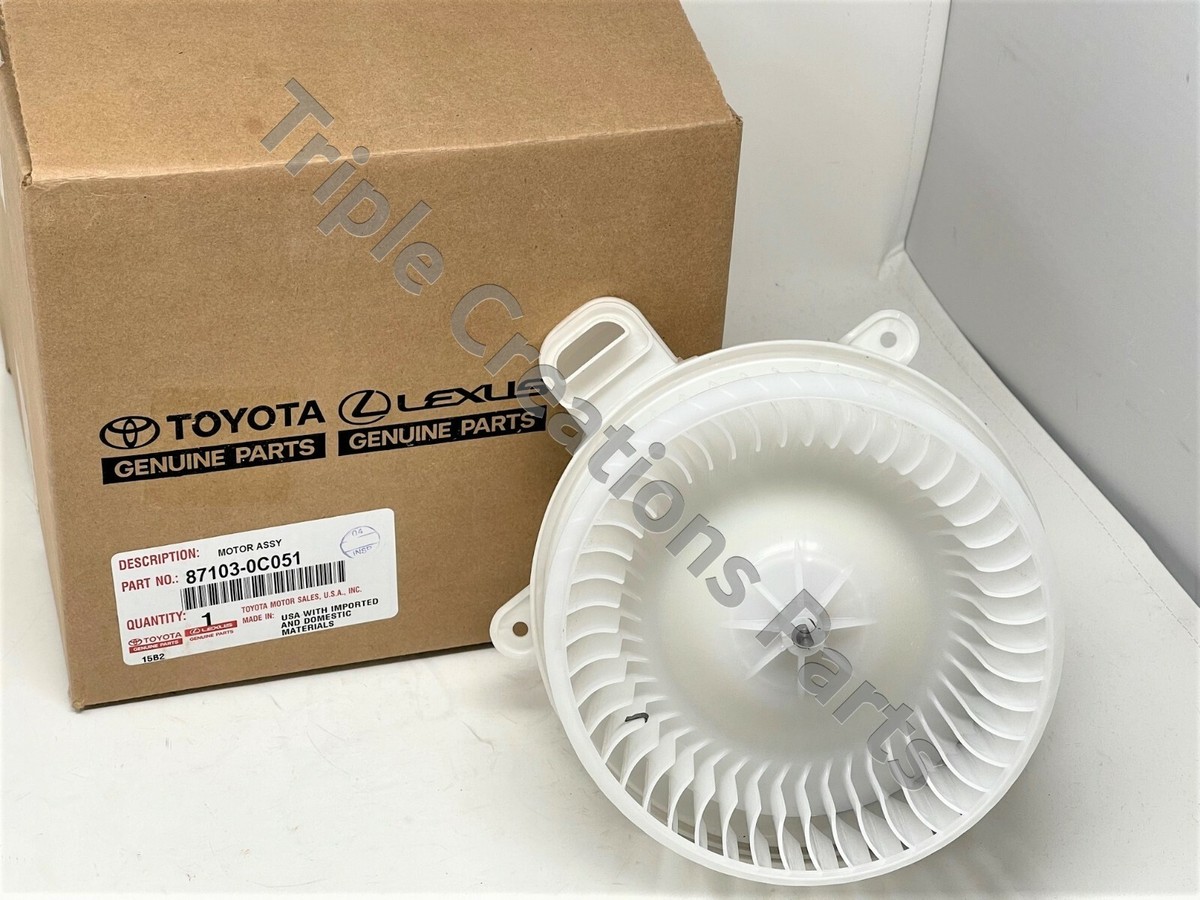 Toyota Genuine 871030C051 Motor Sub-Assy Blower W/Fan 87103-0C051