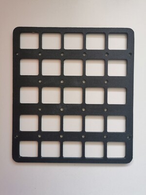 Taktisches Panel Organizer ABS starr - System MOLLE PALS 5x5 / 205x230mm