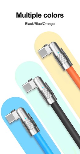 180 Degree 6A 120W Rotation Cable Type C Fast Charge For Xiaomi Samsung iPhone - Picture 6 of 17