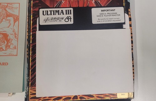 EXODUS-ULTIMA 3 Commodore gioco 64 C64 versione disco - completo di manuale - Foto 4 di 4