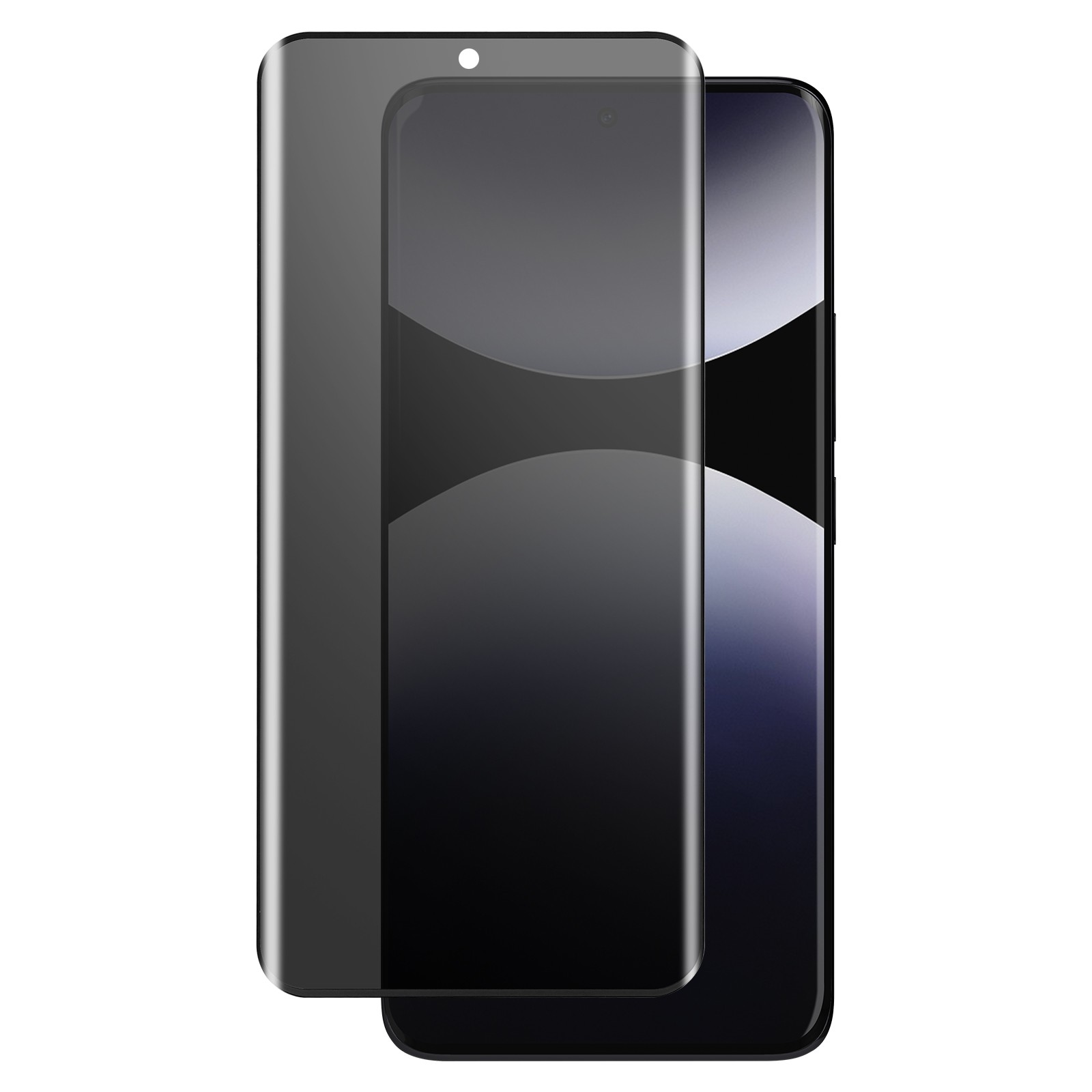 Verre trempé anti-espion iMak noir haute protection pour smartphone Xiaomi Redmi Note 14 Pro