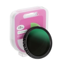 49mm ND Filter Variable ND Lens ND2-ND400 Adjustable Neutral Density Filter