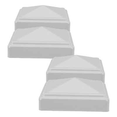  4 Pcs Dekorative Zaunabdeckung Pfostenkappen Aus Eisen Zaunpfostenkappe