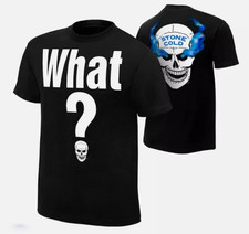 Black ''Stone Cold'' Steve Austin Retro What T-Shirt