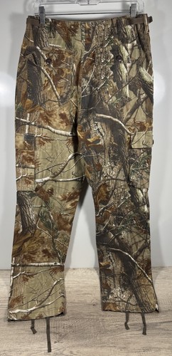 Men's Cabela's 34 Tall Realtree AP Camo Cargo Hunting Pants Adjustable Waist - Picture 4 of 21