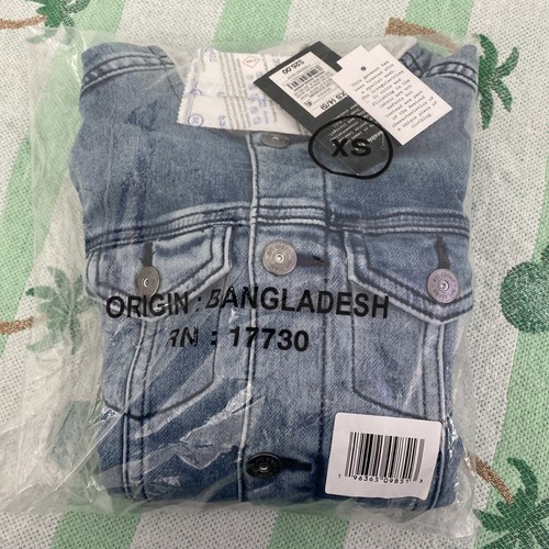 Kids Boys Denim Hoodie Jacket - Art Class - Size XS 4/5 - Picture 3 of 6