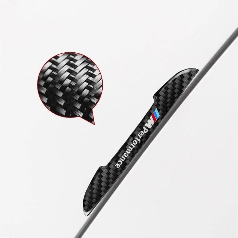 Carbon Fiber Car Door Anti Collision Strip For BMW Edge Guards Protectors Trim - Image 3 of 3