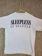 Vintage Sleepless In Seattle 1993 Single Stitch Promo Shirt Tristar Pictures L