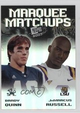 2007 Press Pass SE Marquee Matchups Brady Quinn JaMarcus Russell #MM-1 19bs