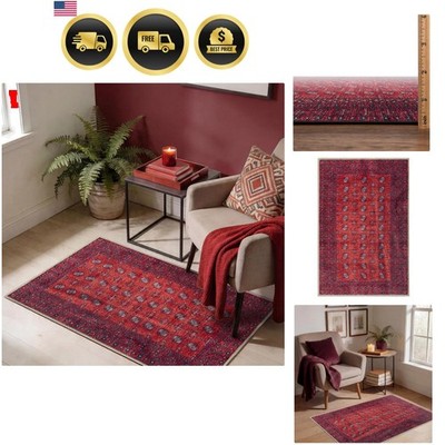 2x3 Rug - Machine Washable Entry Rug with Non-Slip Backing, Ideal for Enteryw...