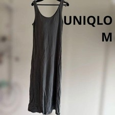 UNIQLO Cup Inserted Sleeveless Long One Piece Gray M