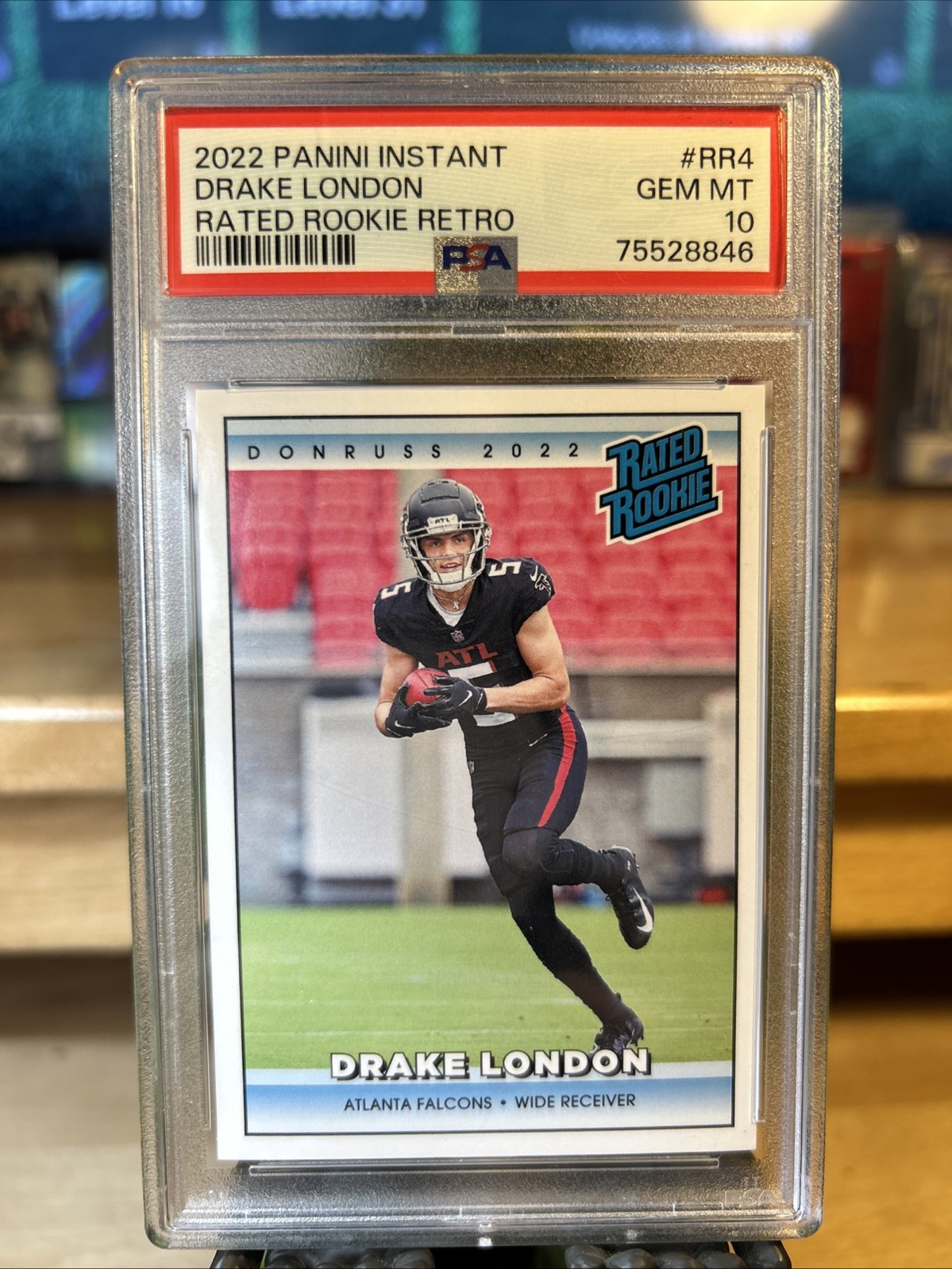 Drake London Panini Instant Rated Rookie Retro #RR4 Base