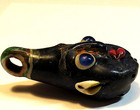 ANTIQUE ANCIENT PHONECIAN FACE PENDANT 300BC.BLUE EYES — photo 4