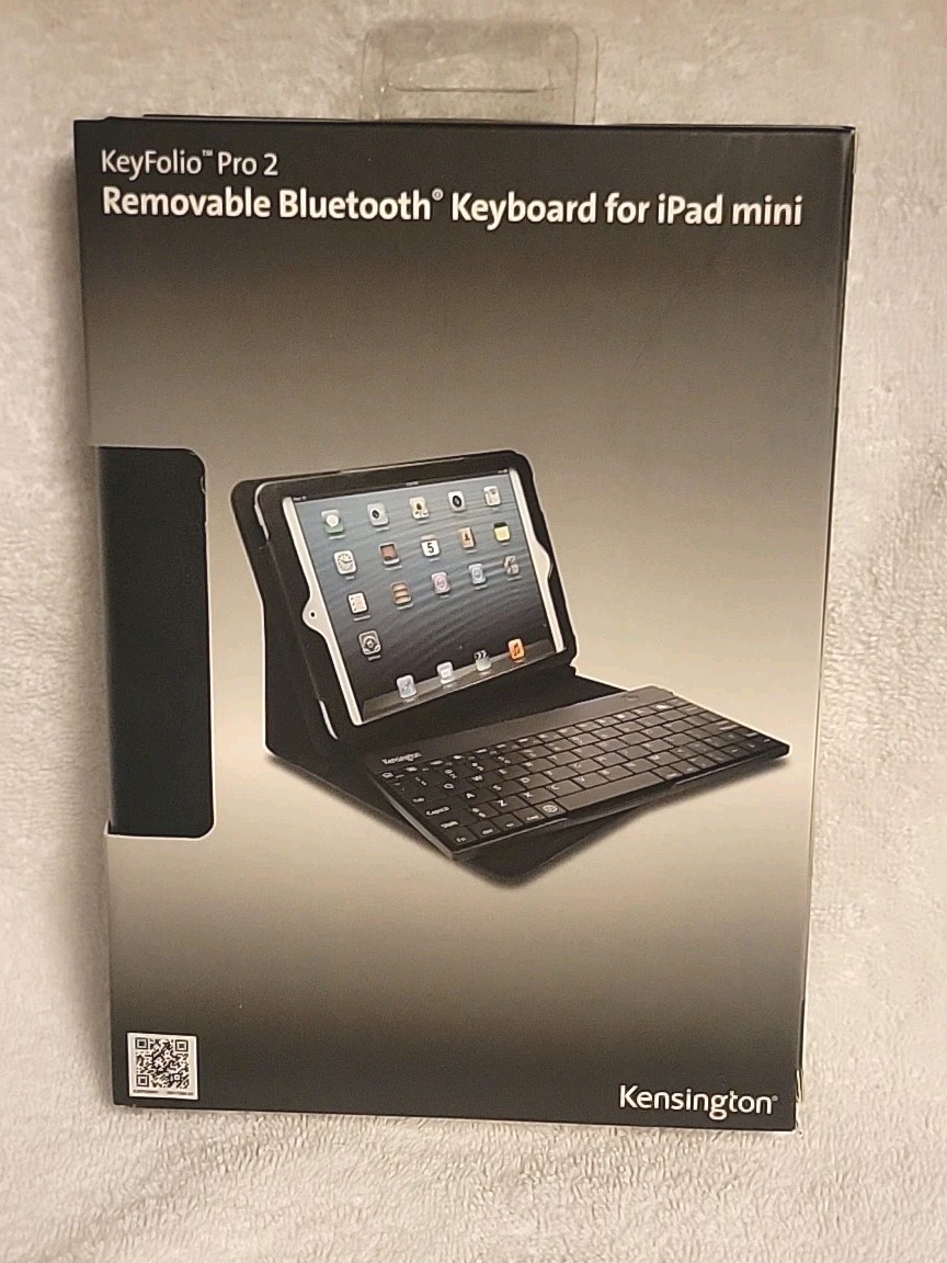Kensington KeyFolio Removeable BLUETOOTH Keyboard iPad MINI NEW/Factory Sealed!