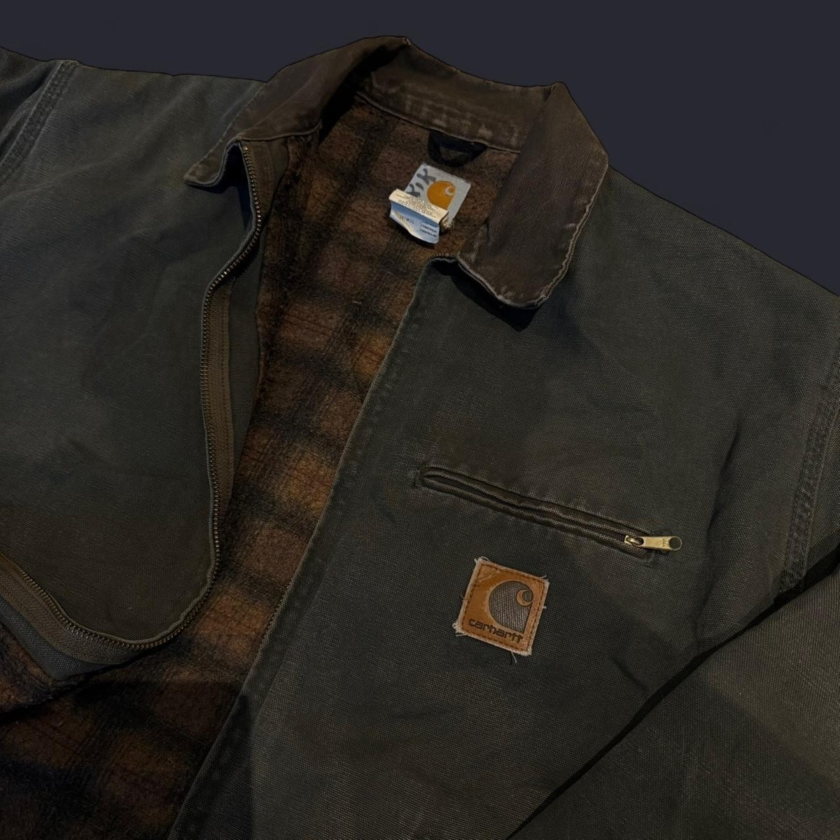 Vintage 2000 Carhartt J97MOS Green Detroit Jacket Mens XL Extra