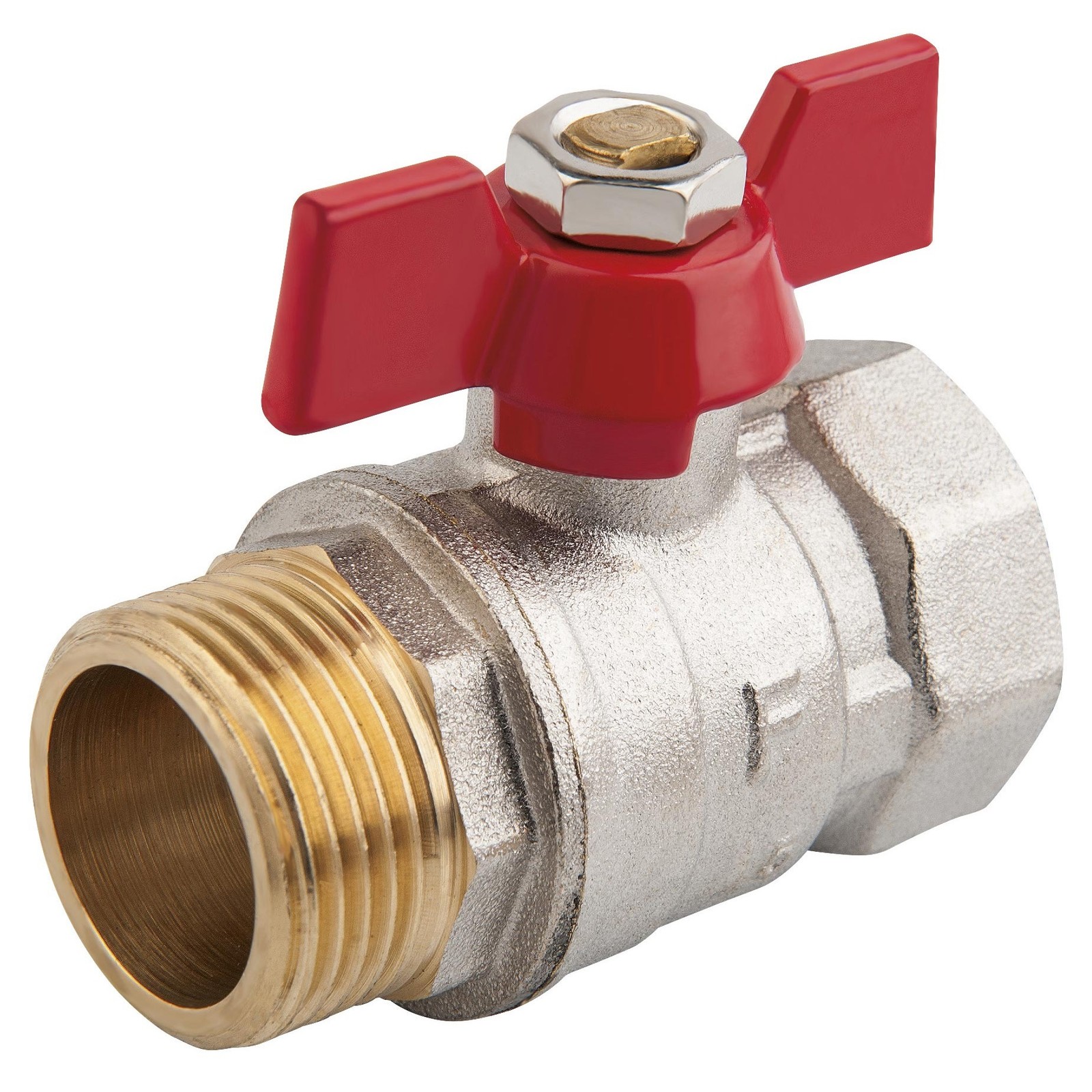 BUTTERFLY WATER BALL VALVE 1"" SWIVEL SCREW STANDARD KMS31