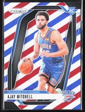 2024-25 Panini Prizm Ajay Mitchell Red White Blue Rookie #226 OKC Thunder