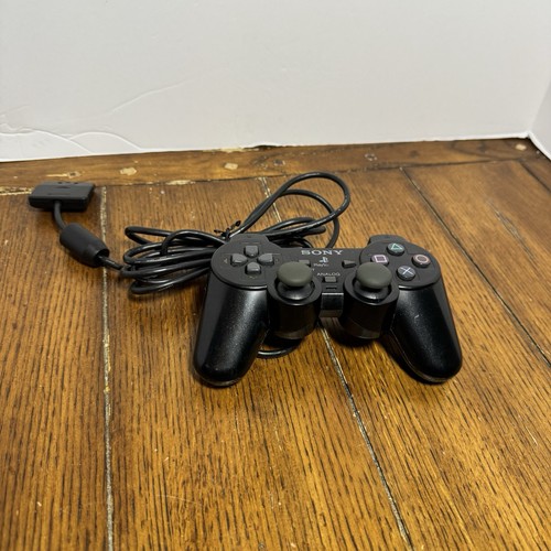 Sony SCPH-10010 PS2 PlayStation 2 Dual Shock Analog Controller Black